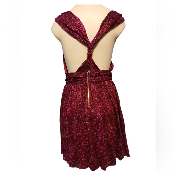 Lulu's Burgundy Backless Dress - Picture 13 of 13